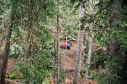 A campsite at Clear Creek